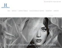 Tablet Screenshot of maximmodels.es